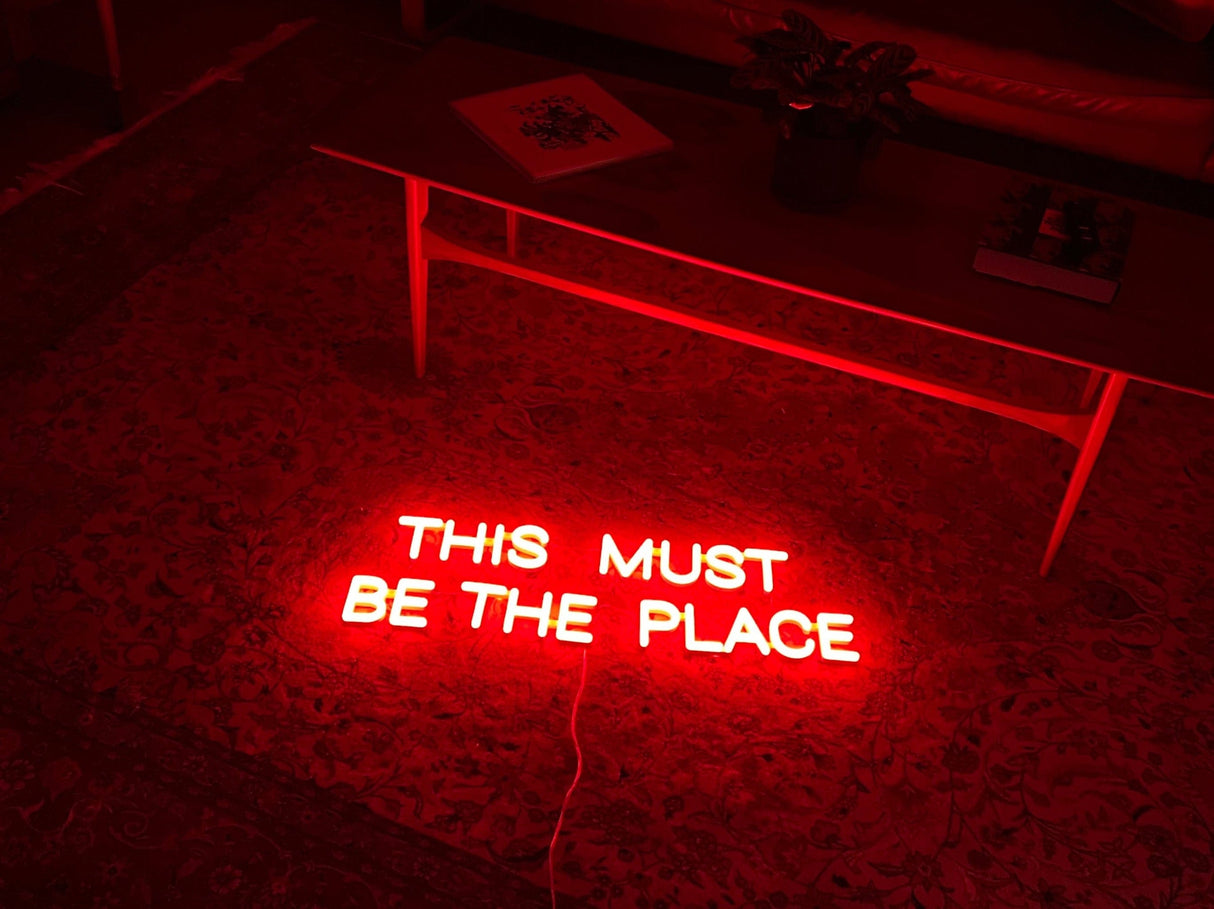This Must Be The Place Liquid Neon Sign