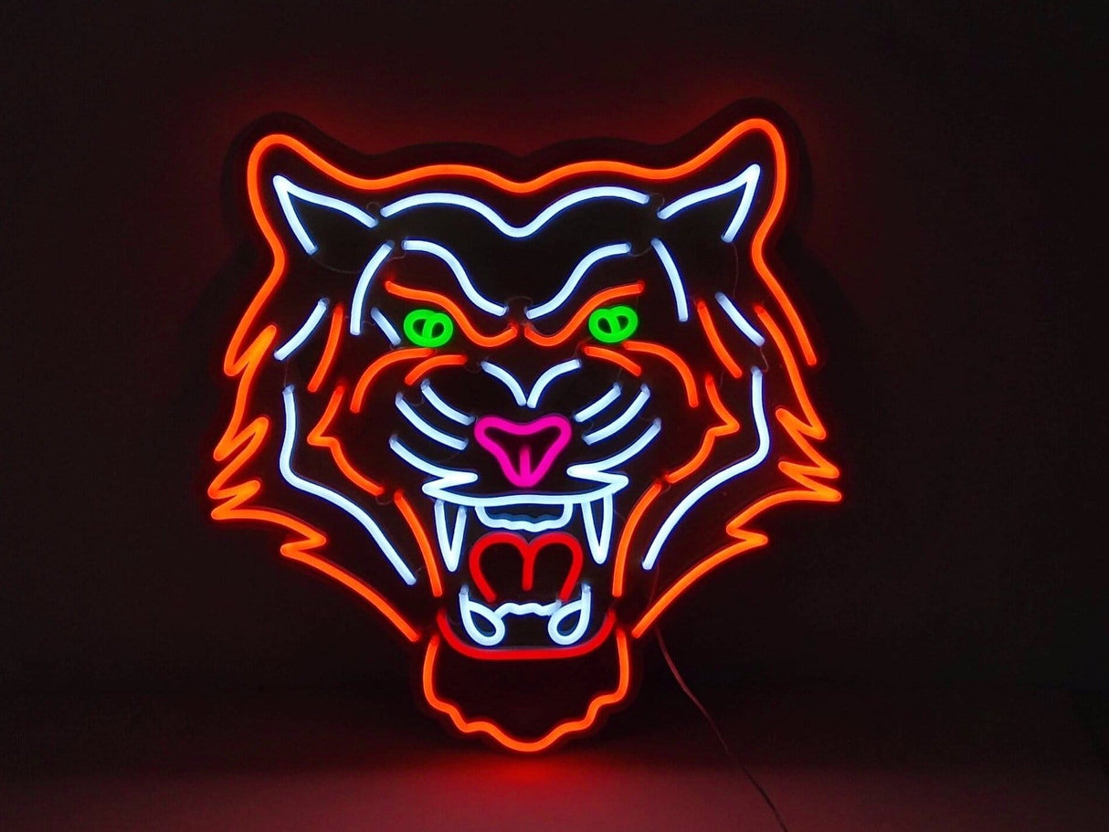 Tiger LED Neon Sign Wall Mounted