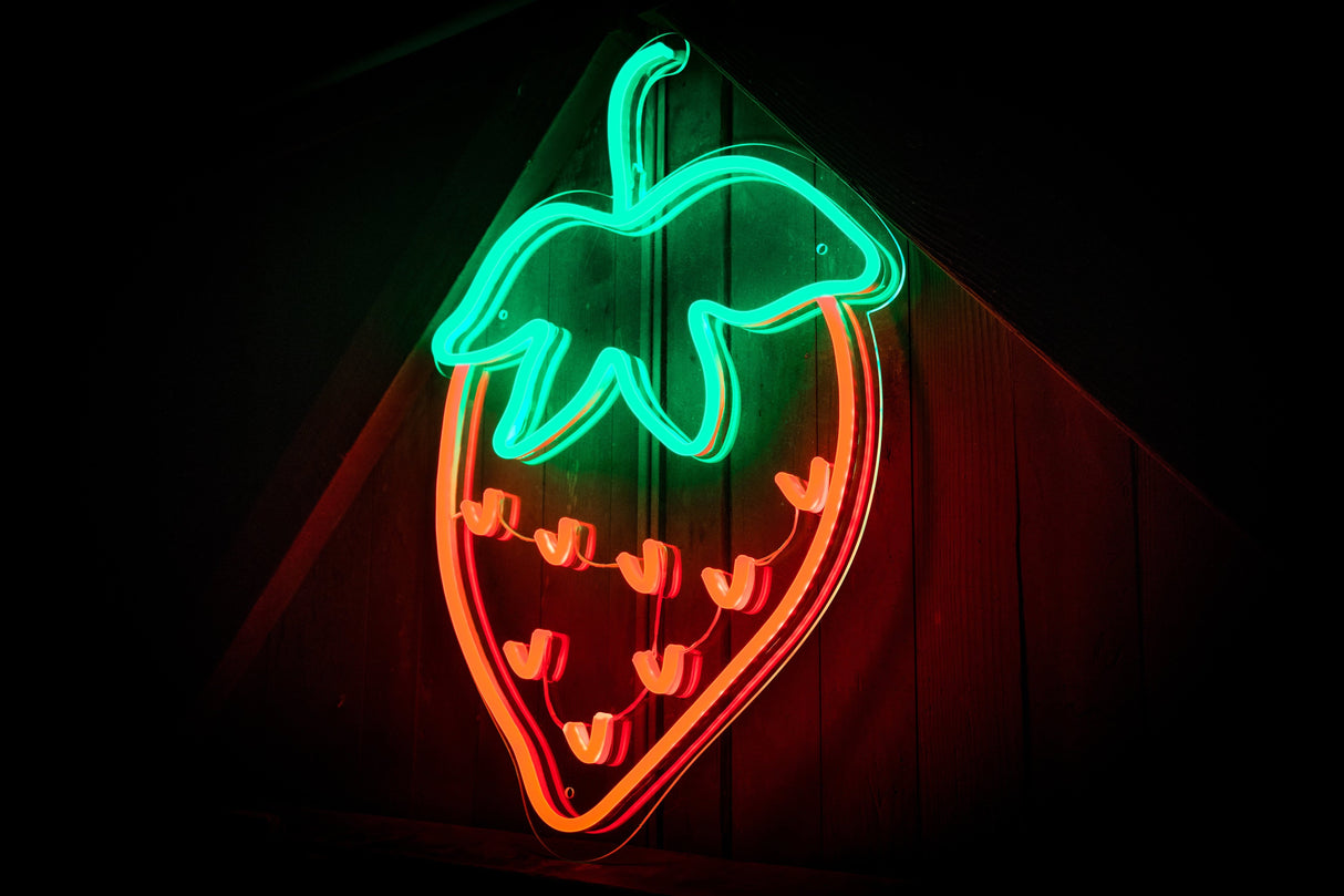 Strawberry LED Neon Signs