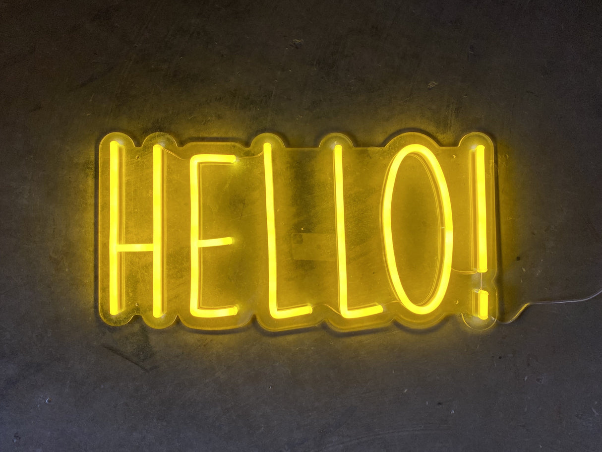 Hello LED Neon Sign
