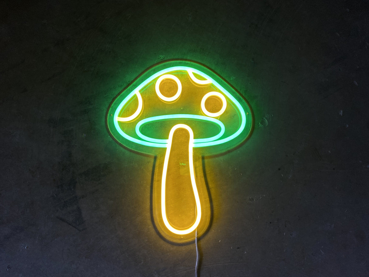 Toadstool Mushroom LED Neon Sign