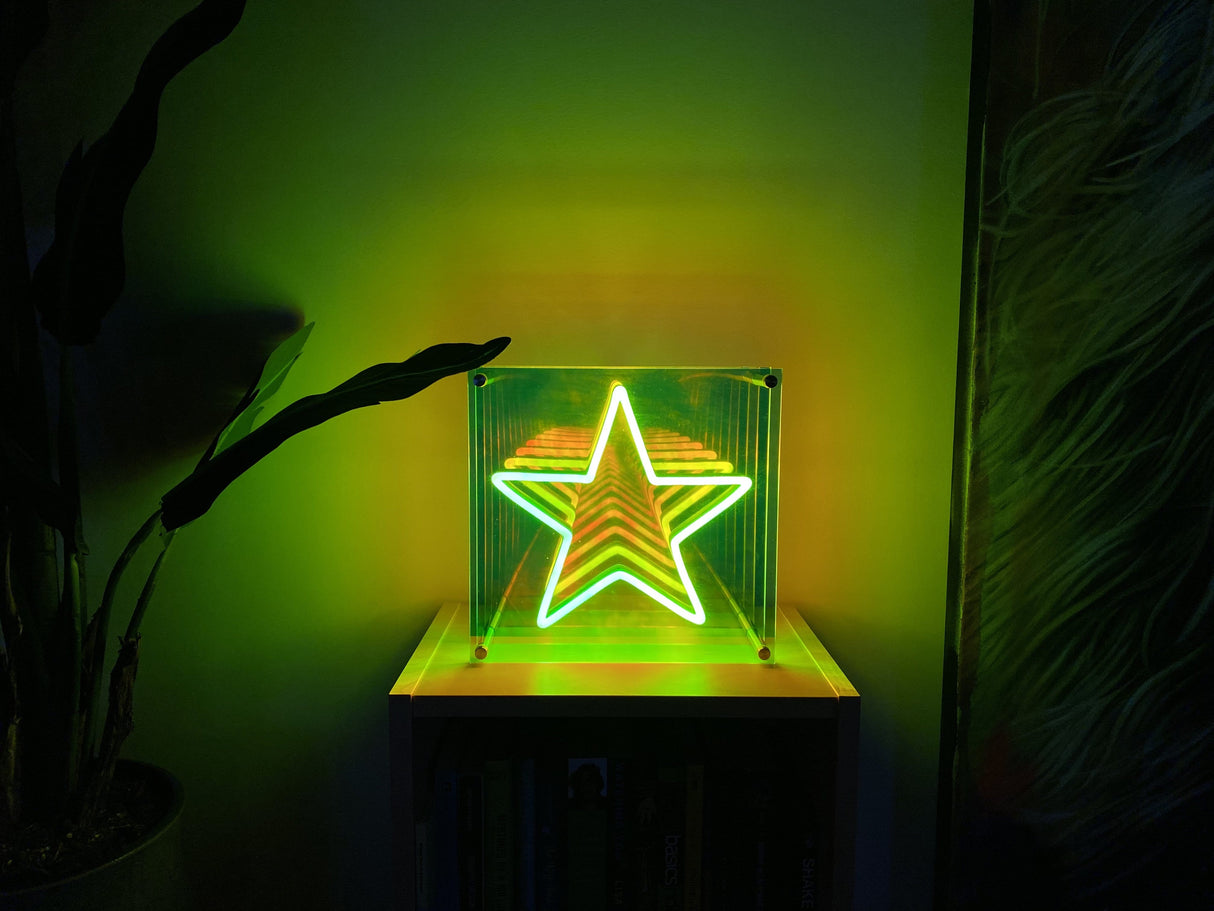 Star infinity mirror LED Neon Sign