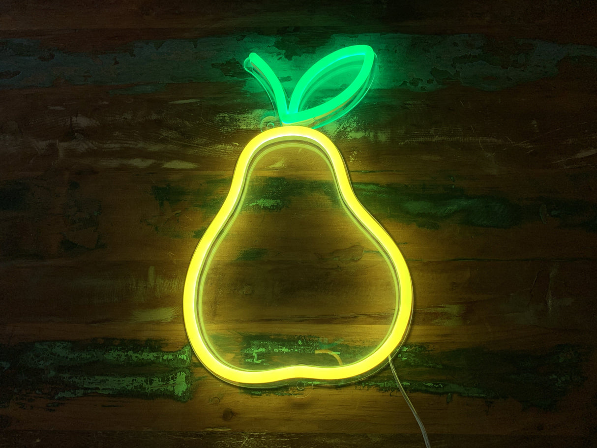 Pear LED Neon Sign