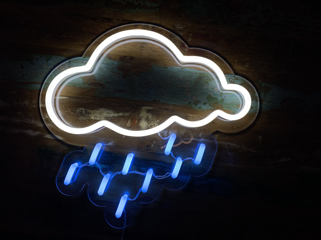 Rain Cloud LED Neon Sign