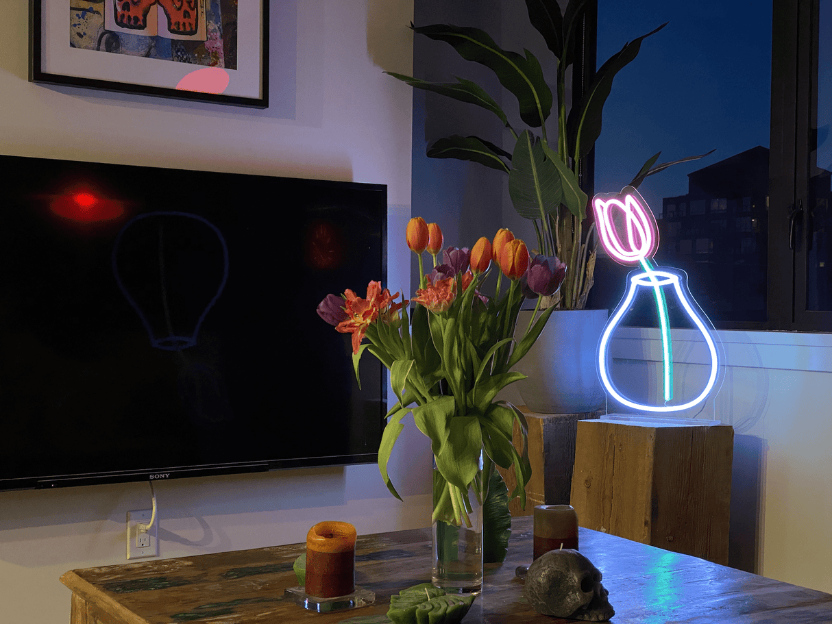 Tulip LED Neon Sign