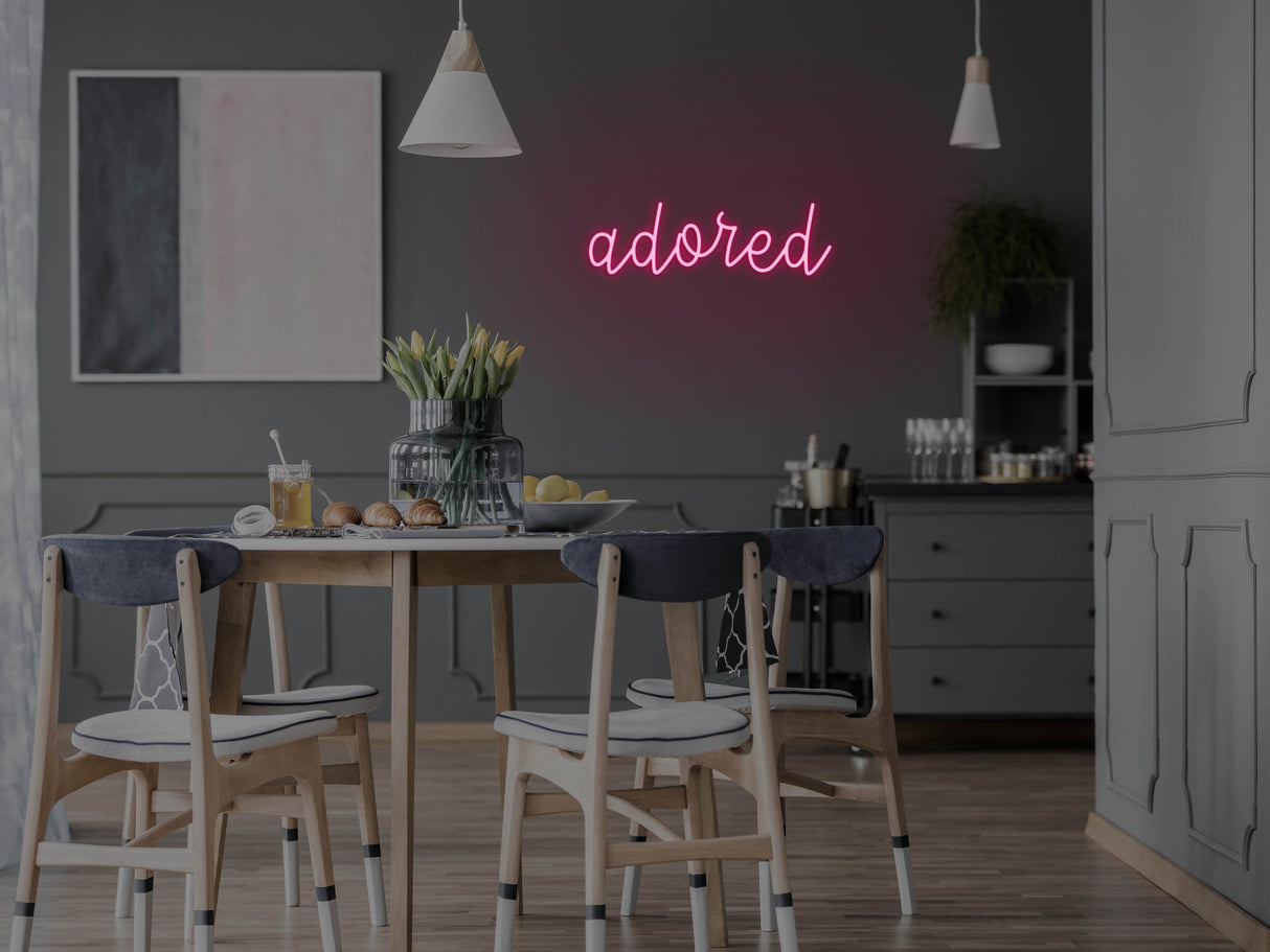 Adored LED Neon Sign