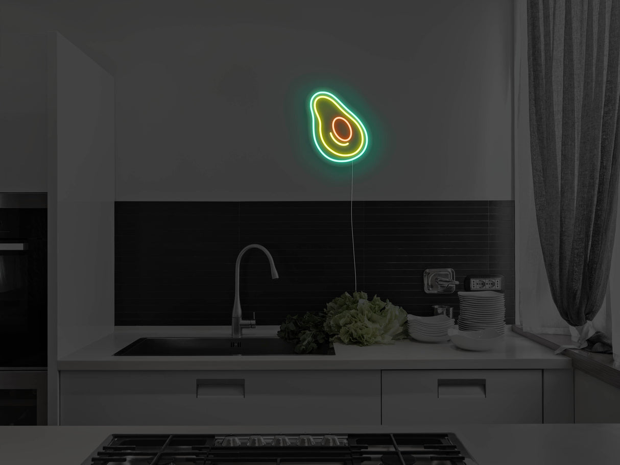 Avocado Liquid Neon Sign