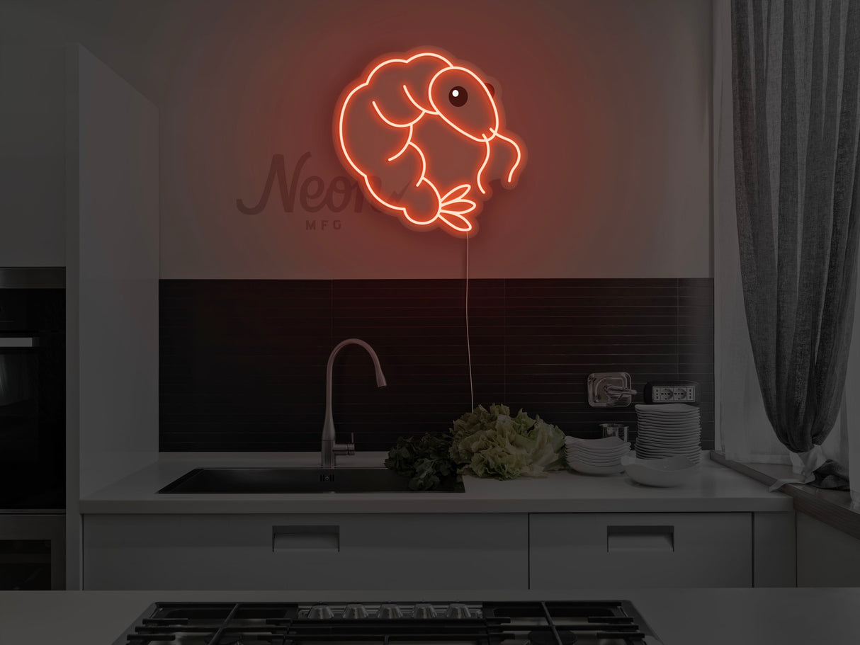 Big Shrimpin' LED Neon Sign