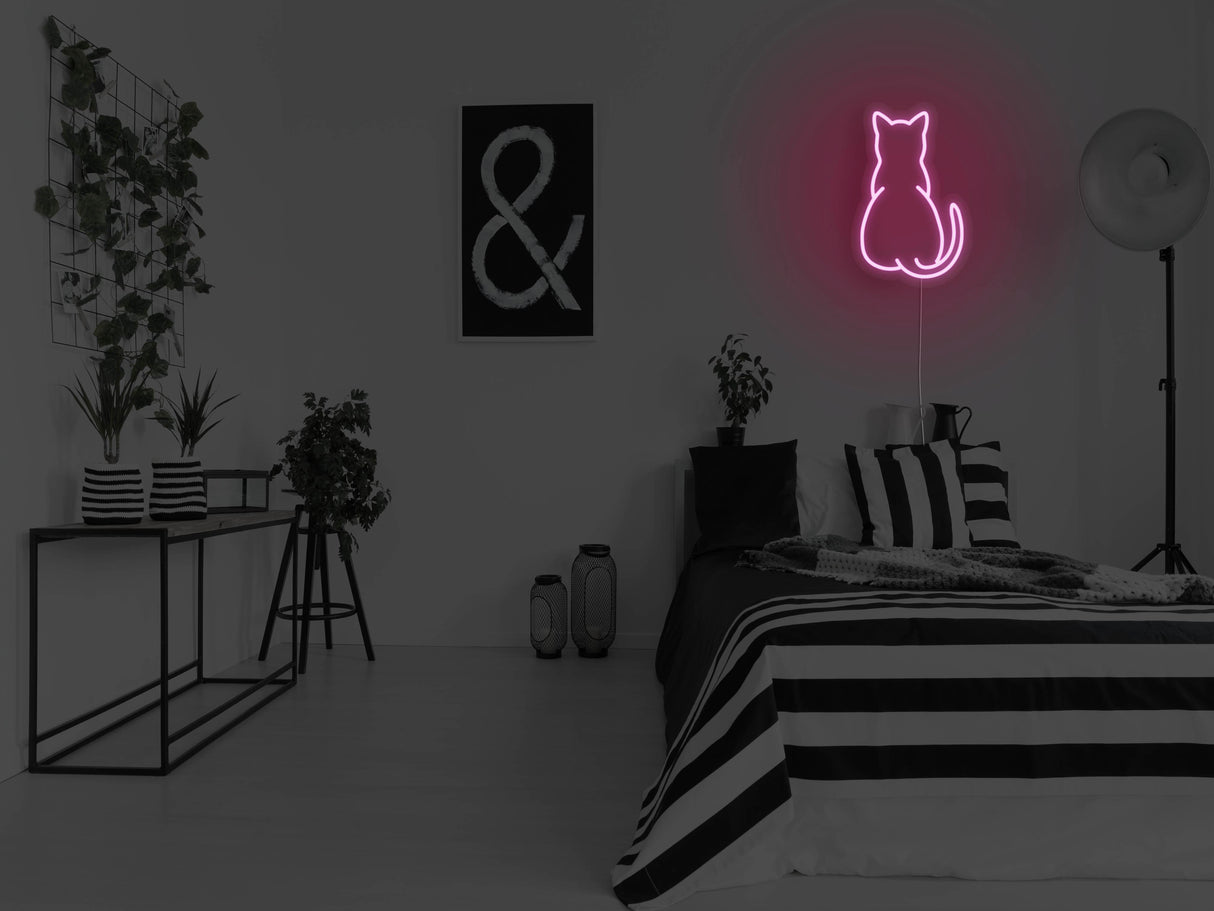 Cat Liquid Neon Sign