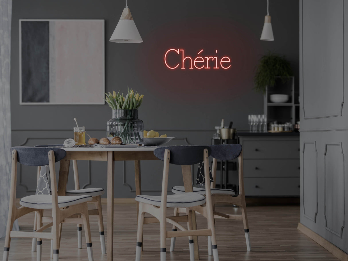 Chérie LED Neon Sign