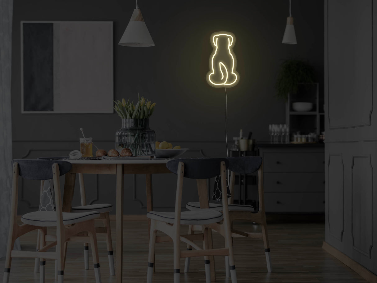 Dog Liquid Neon Sign