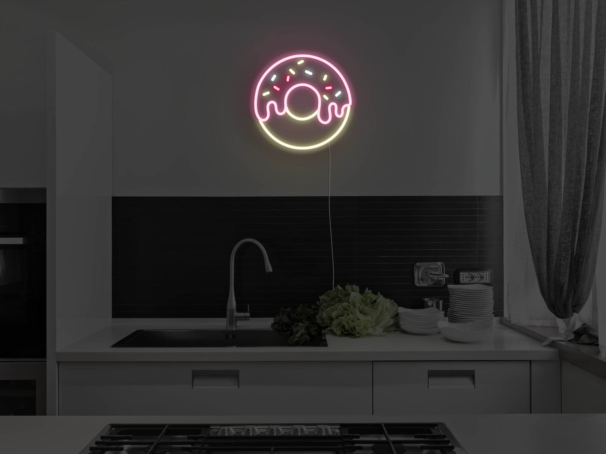 Donut LED Neon Sign