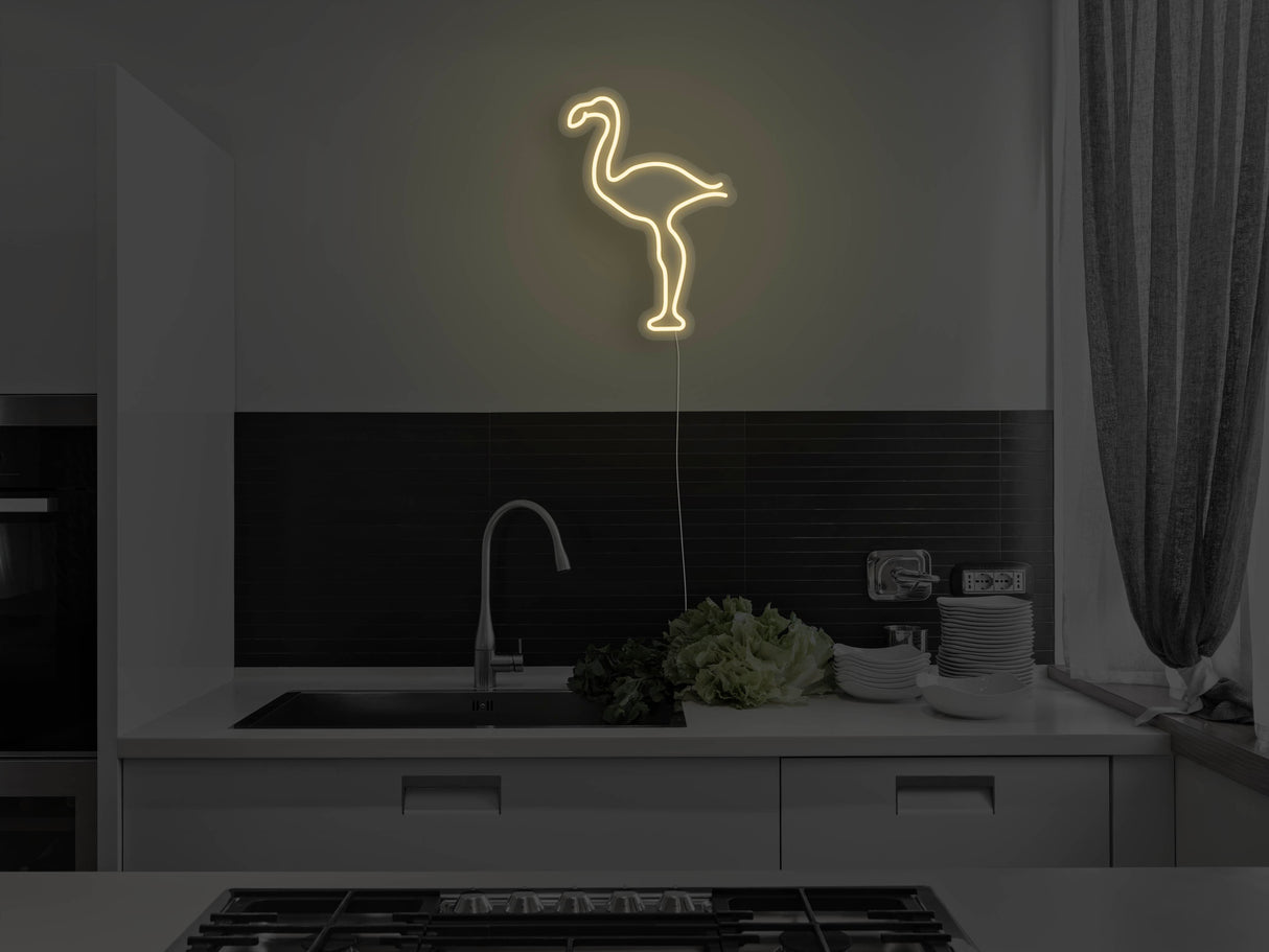Flamingo Liquid Neon Sign