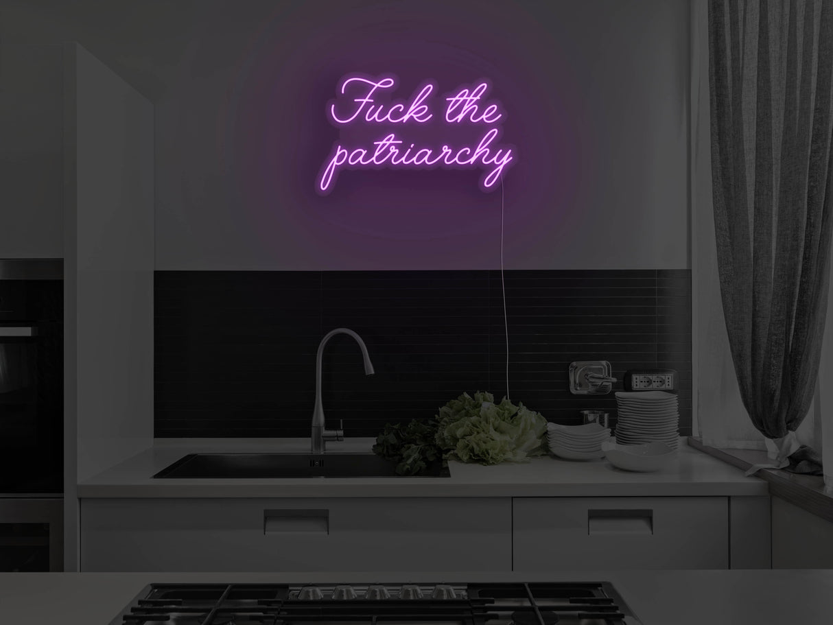 Fuck The Patriarchy LED Neon Sign
