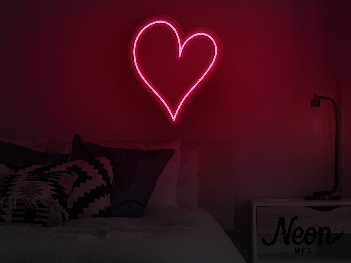 Classic Heart LED Neon Sign