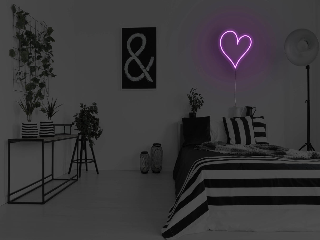 Heart Liquid Neon Sign