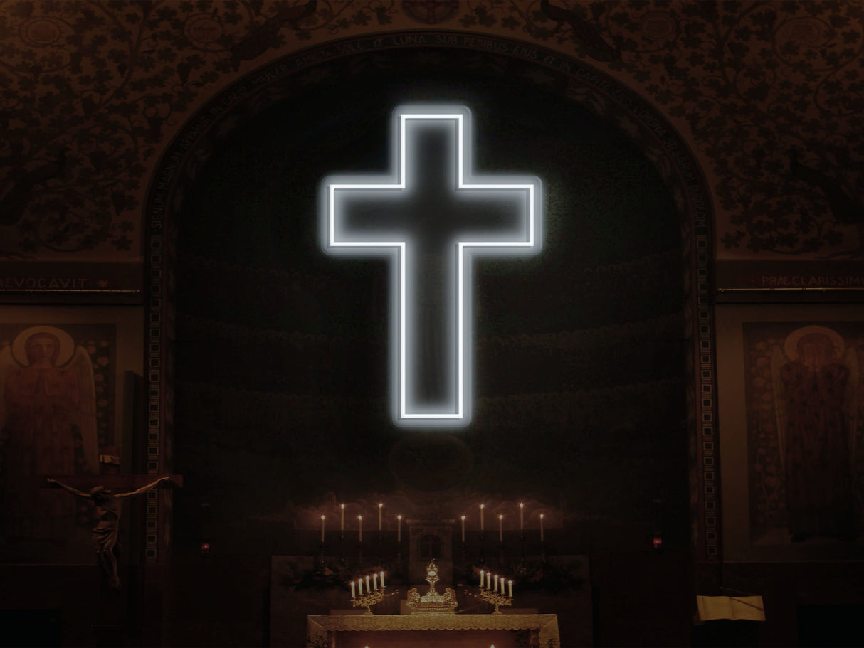 Cross LED Neon Sign