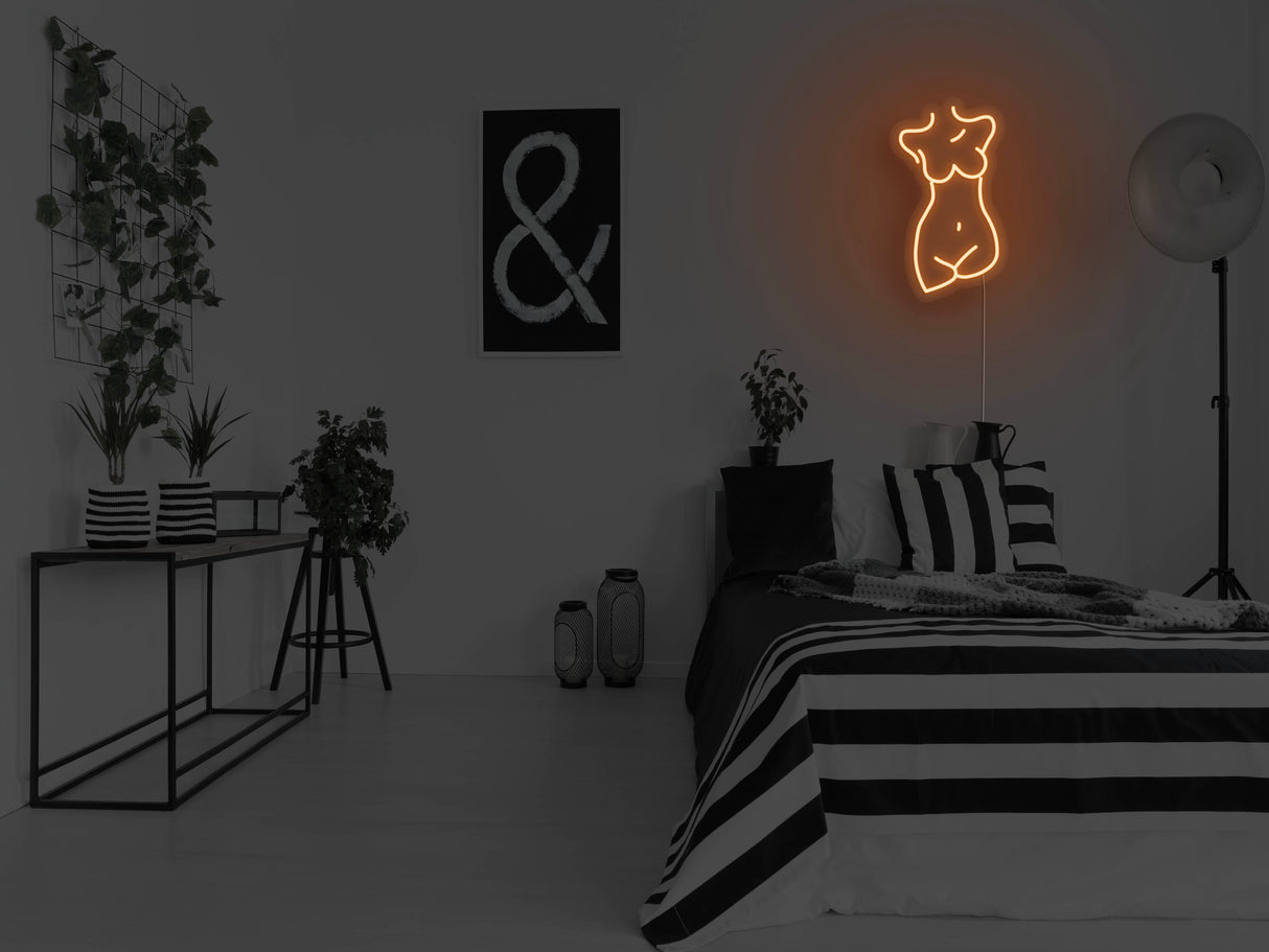 Female Sculpture Liquid Neon Sign