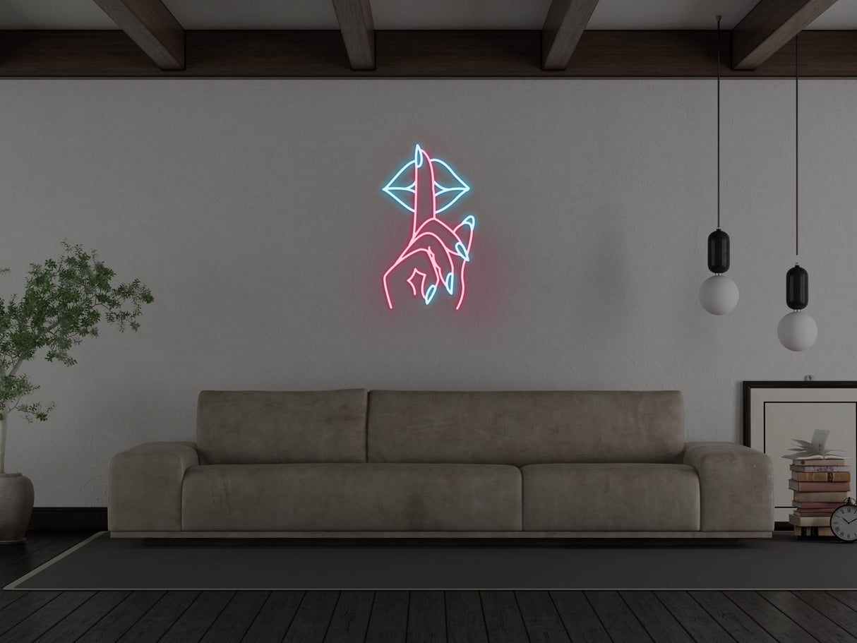 Shush LED Neon Sign