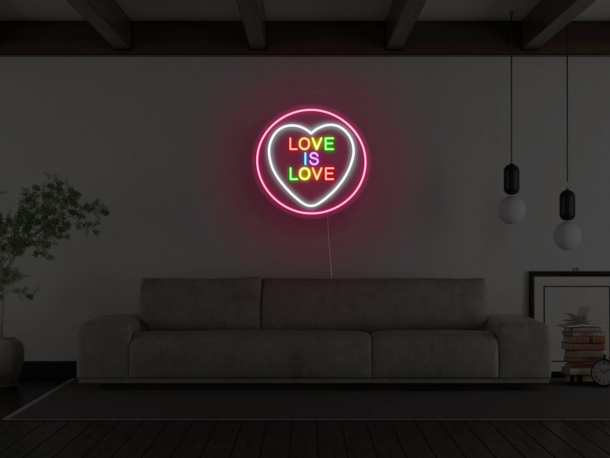 Love Is Love LED Neon Sign