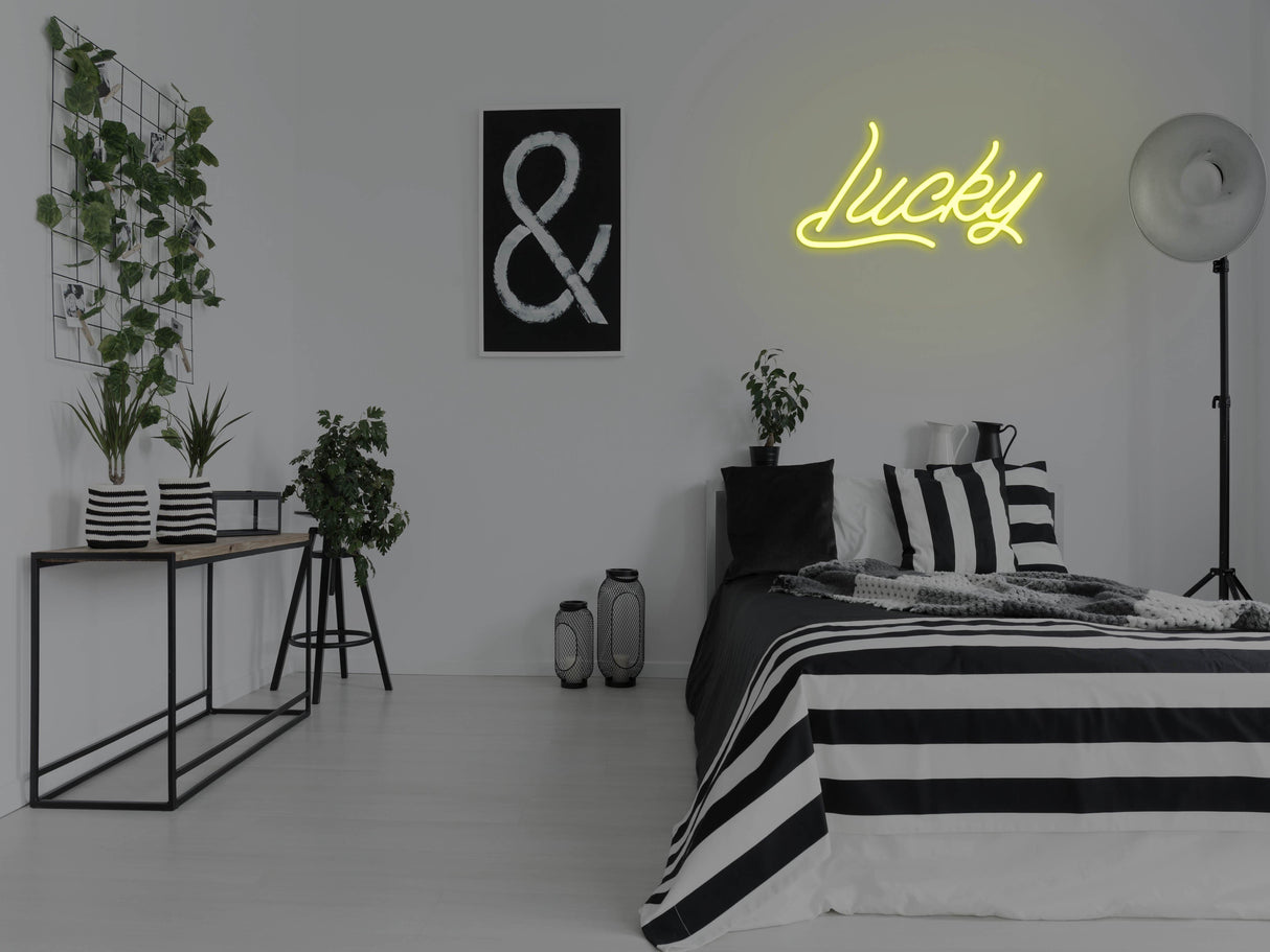 Lucky LED Neon Sign