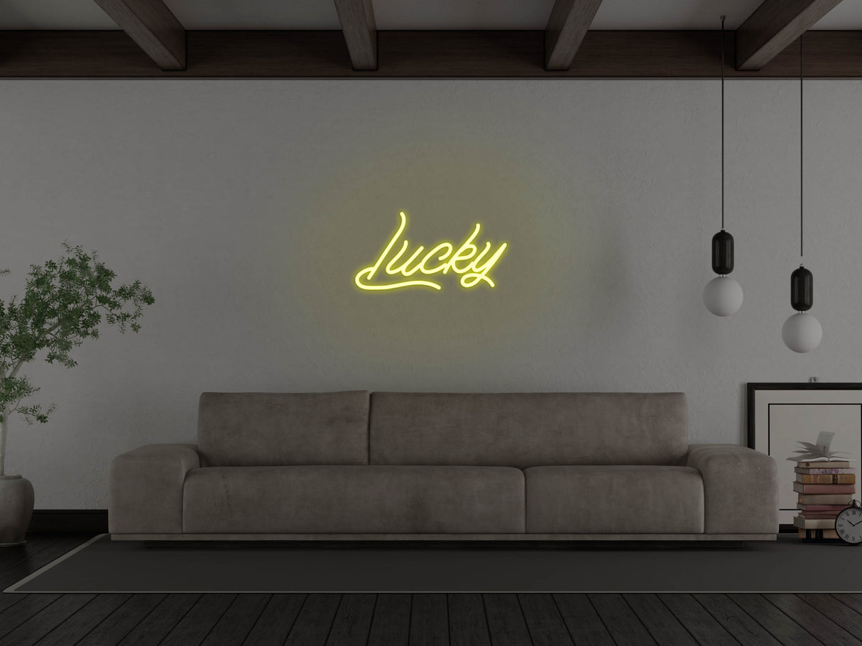 Lucky LED Neon Sign