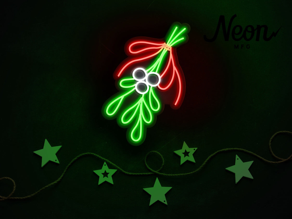 Mistletoe LED Neon Sign