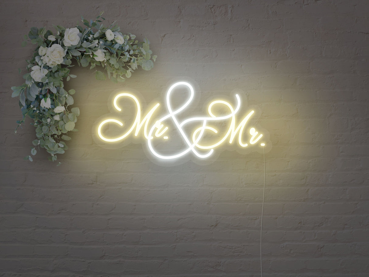 Mr. & Mr. LED Neon Sign