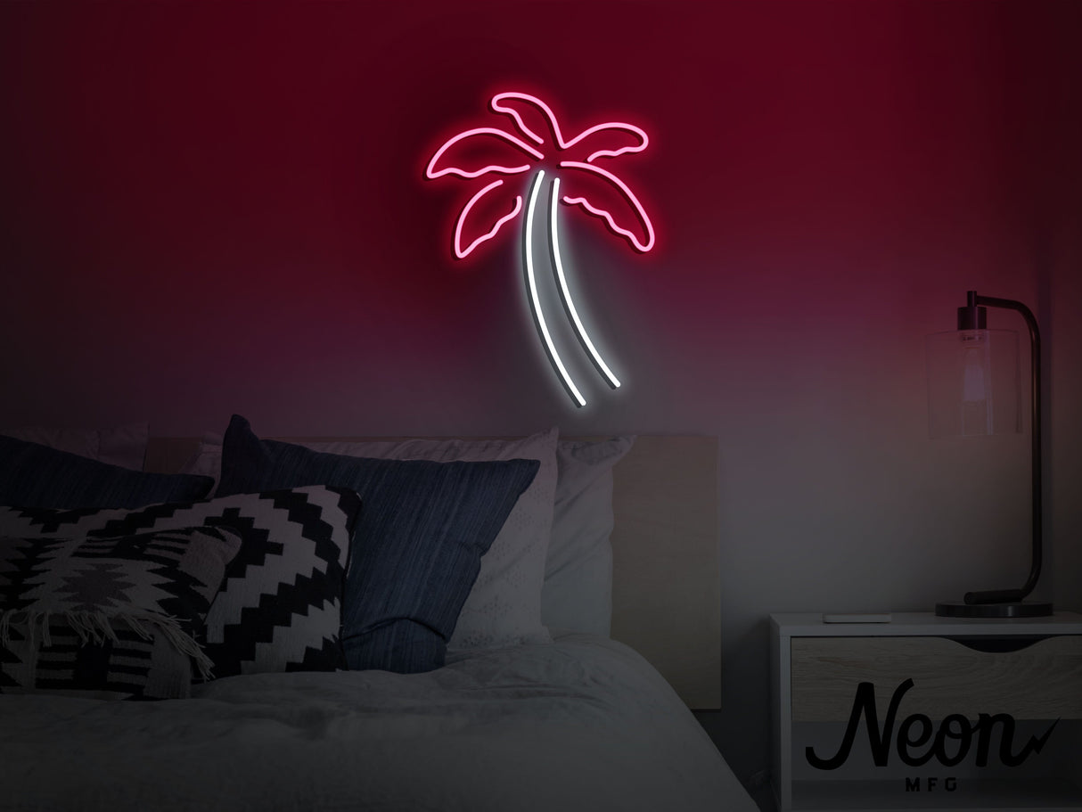 Palm Tree Liquid Neon Sign