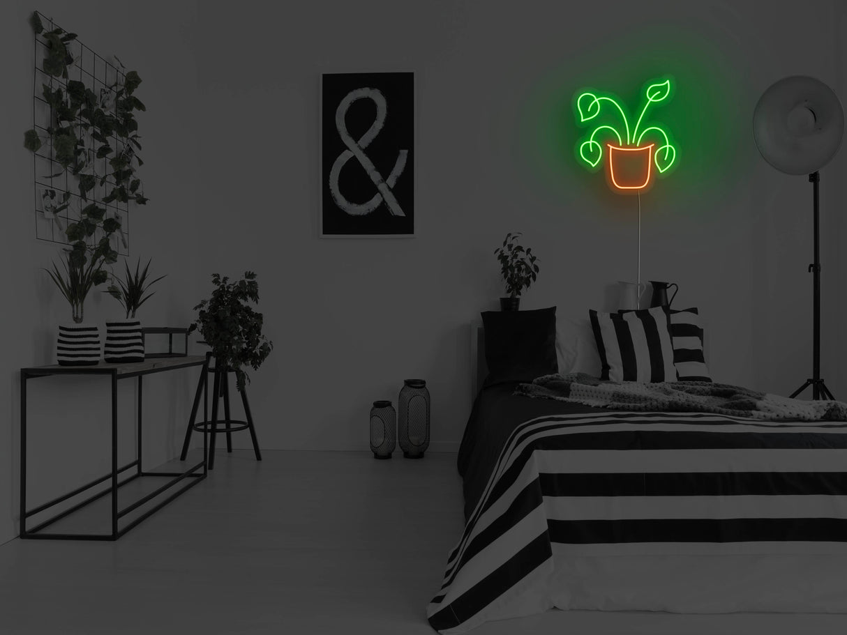 Plant Liquid Neon Sign