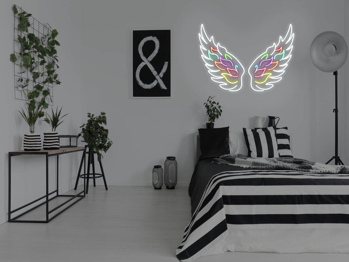 Angel Wings LED Neon Sign