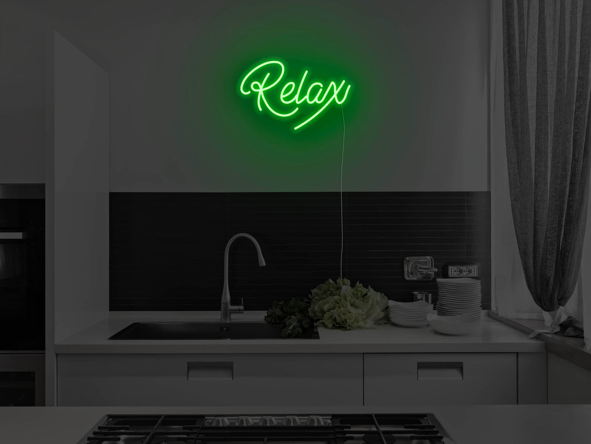 Relax LED Neon Sign