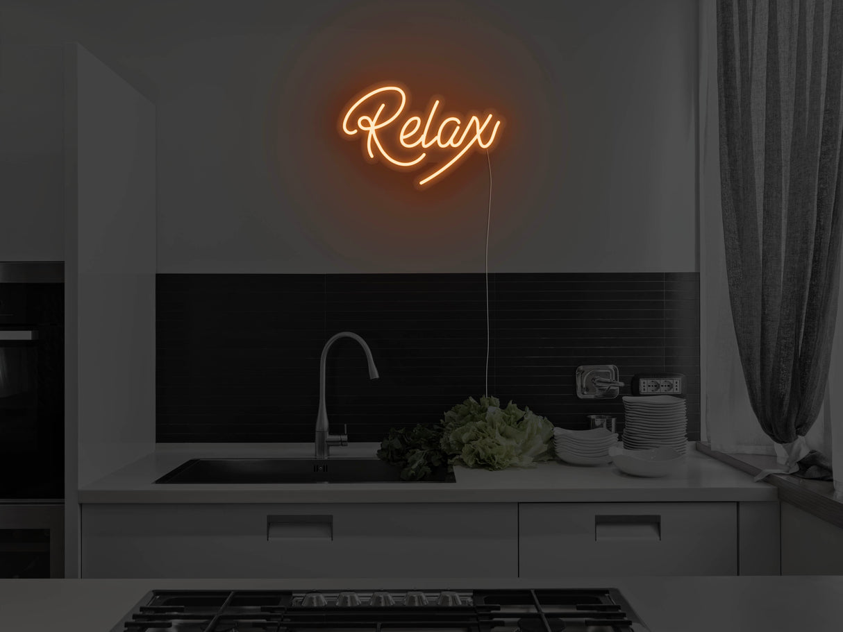 Relax LED Neon Sign
