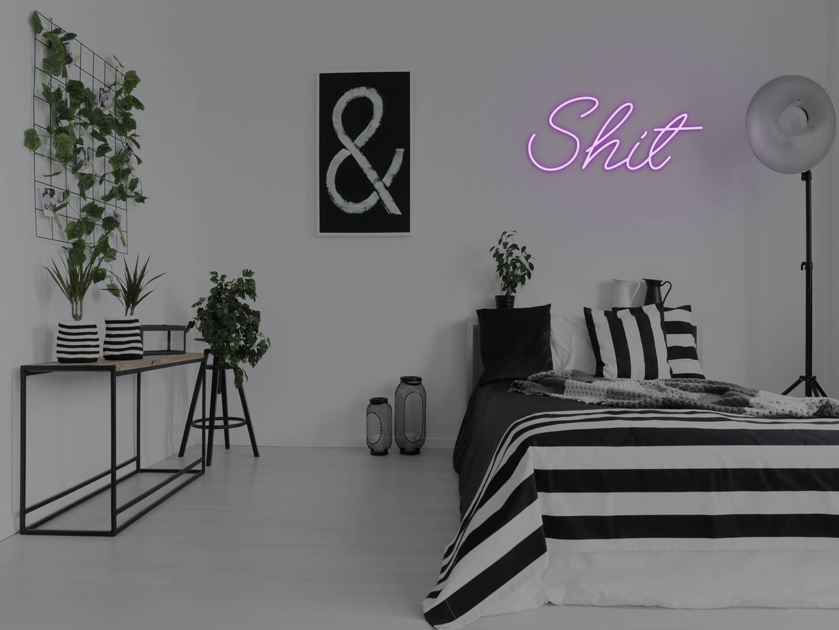 Shit LED Neon Sign