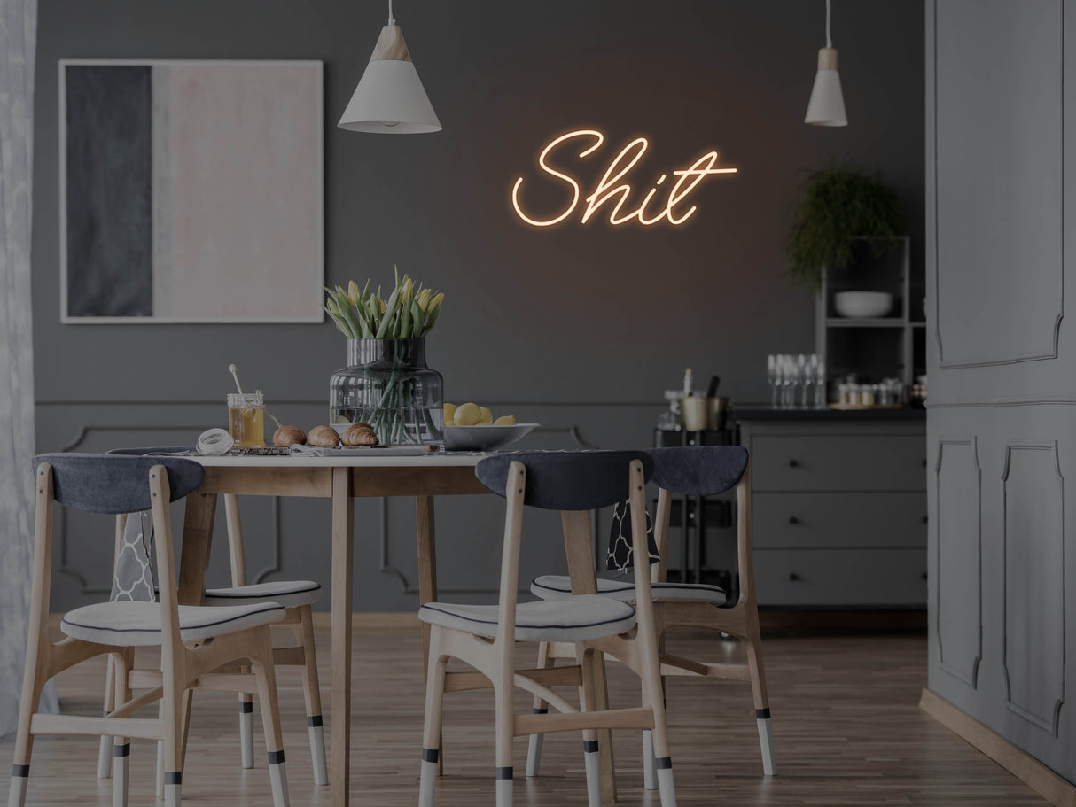 Shit LED Neon Sign