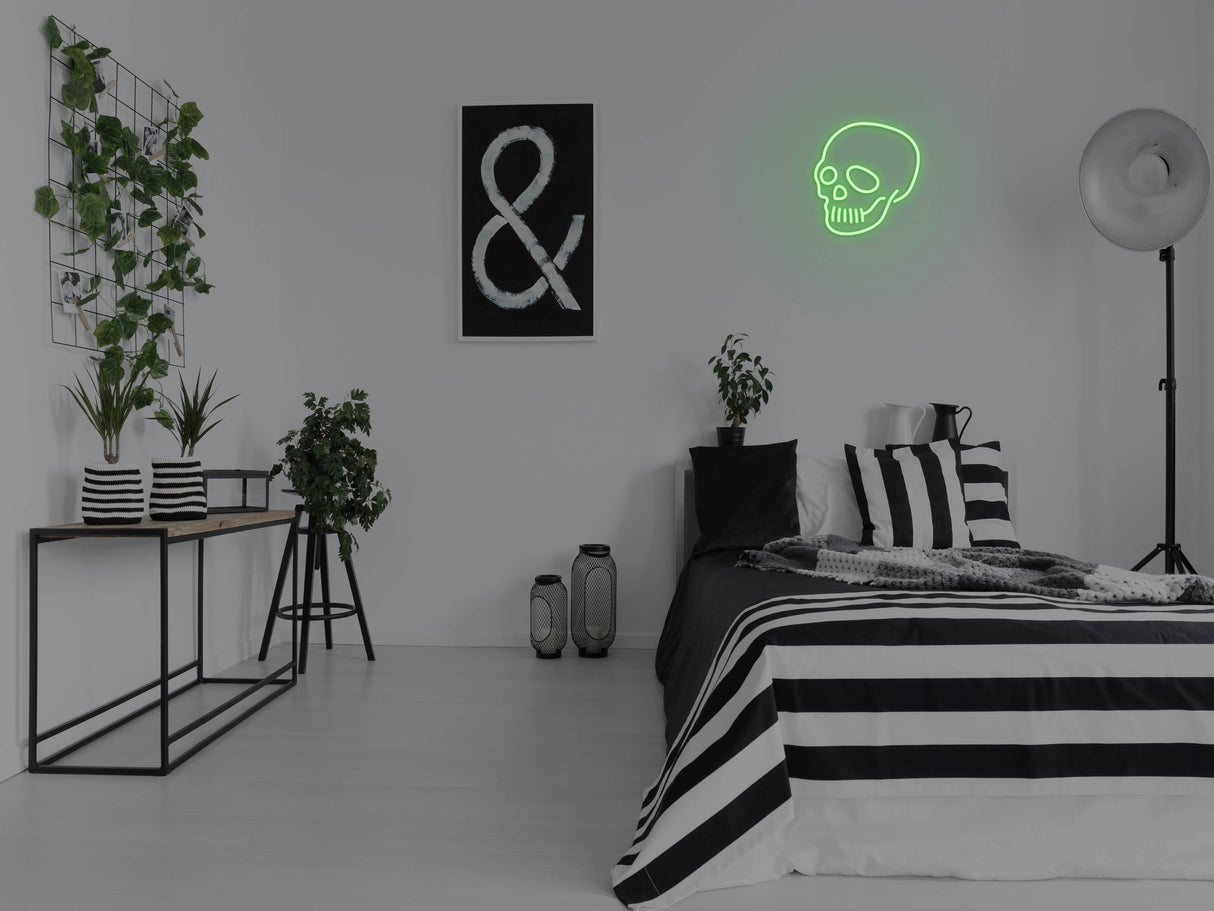 Skull Wall Mounted Liquid Neon Sign