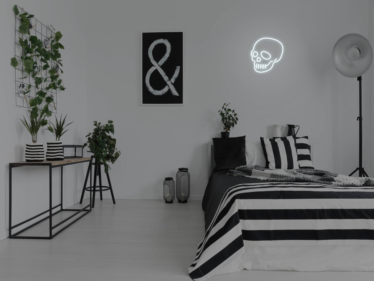 Skull Wall Mounted Liquid Neon Sign