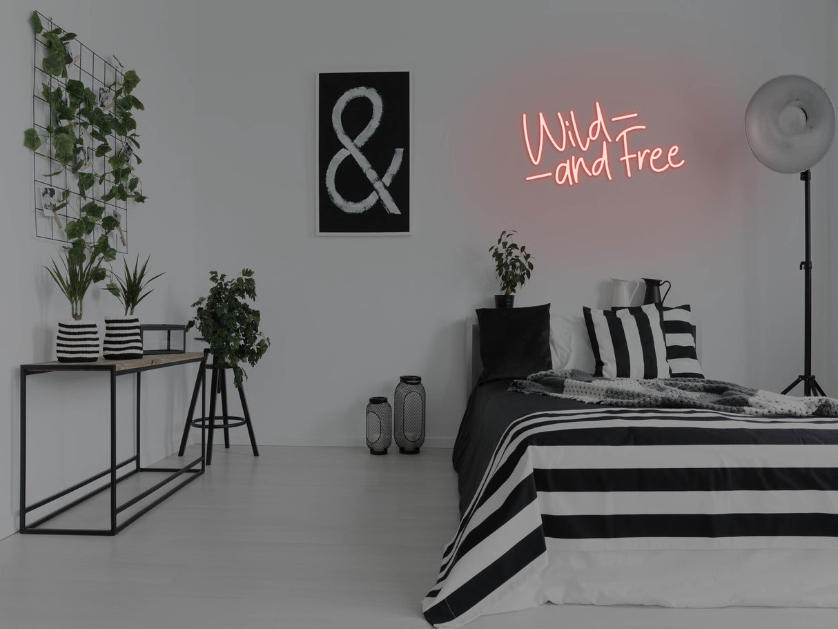 Wild And Free LED Neon Sign