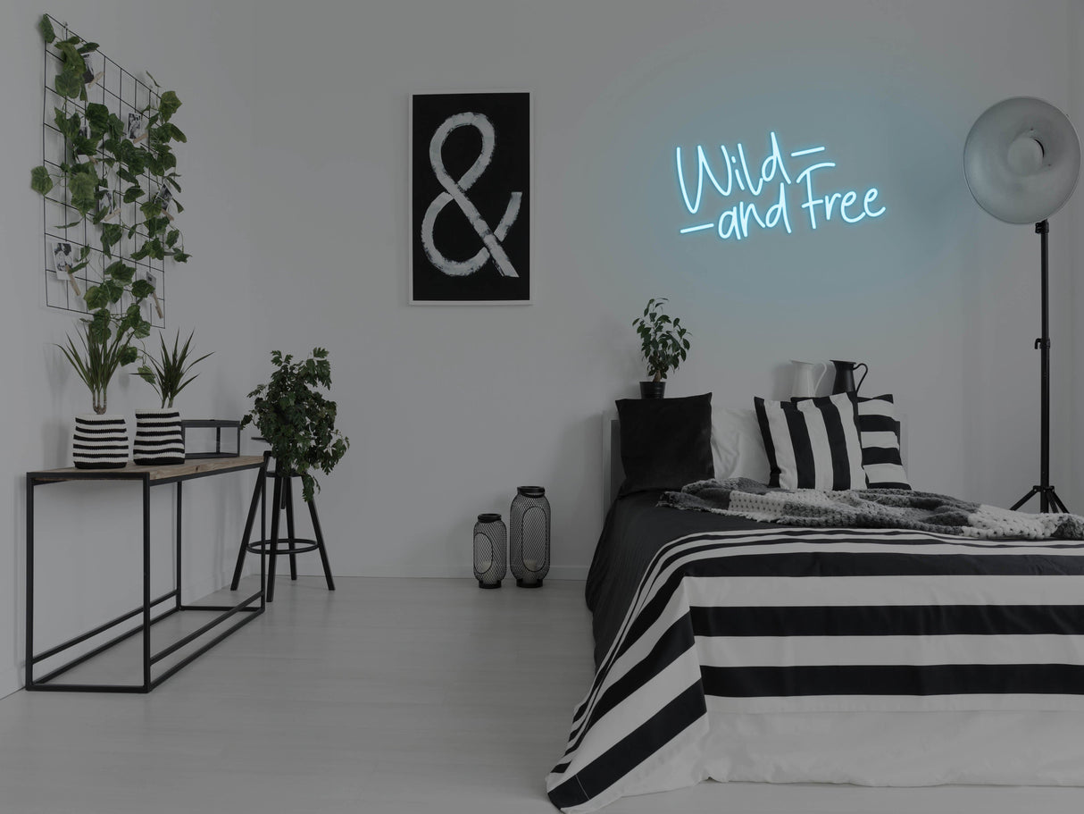 Wild And Free LED Neon Sign