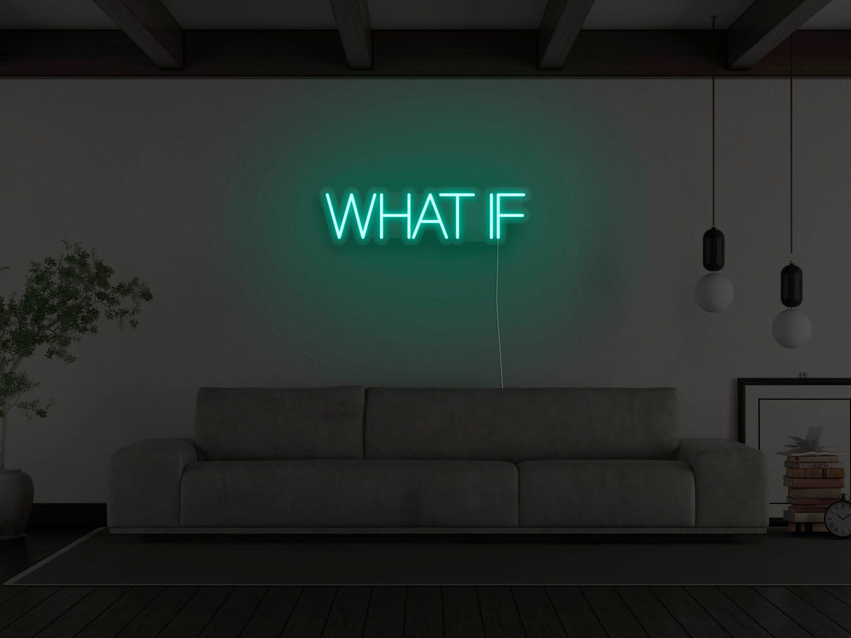 What If LED Neon Sign