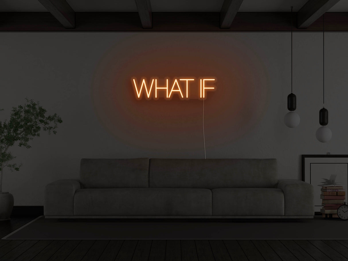 What If LED Neon Sign