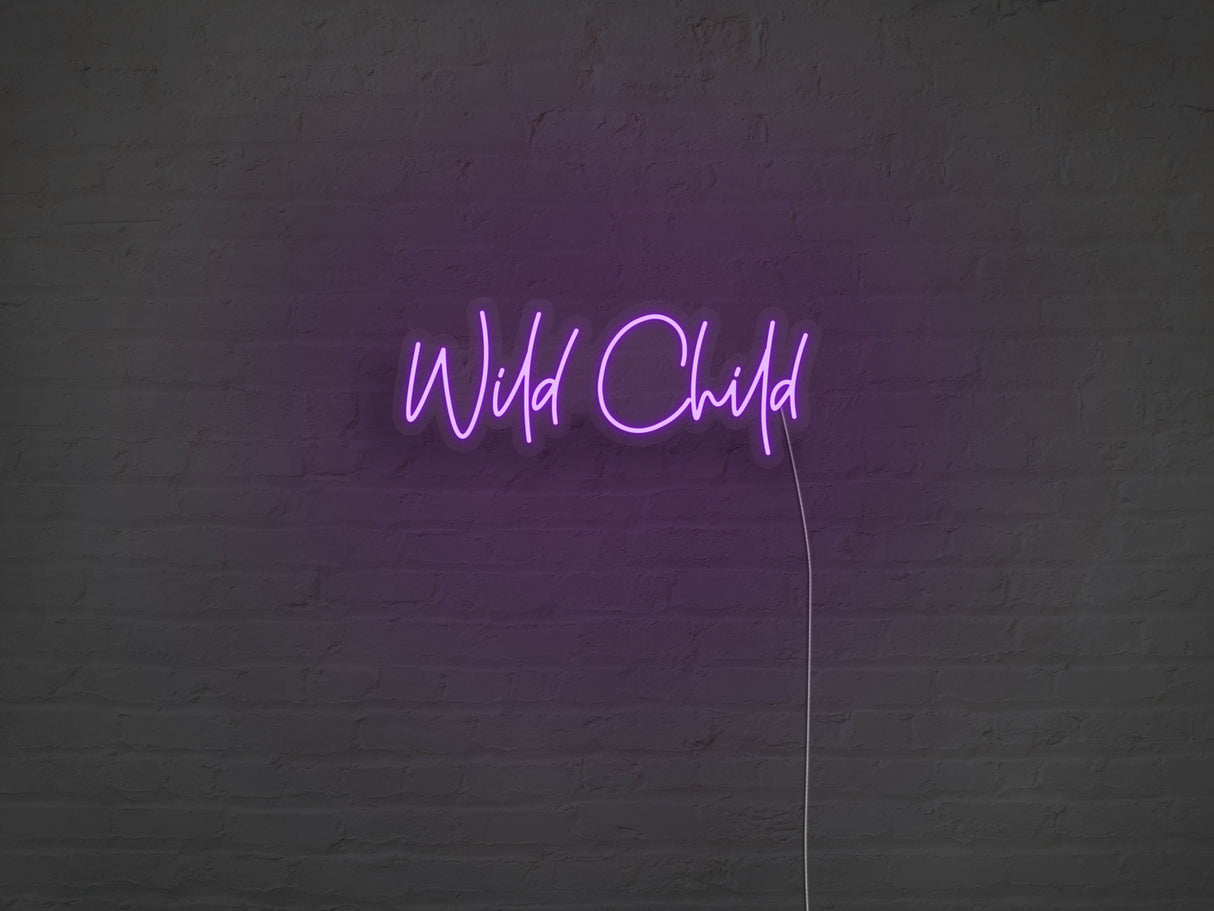 Wild Child LED Neon Sign