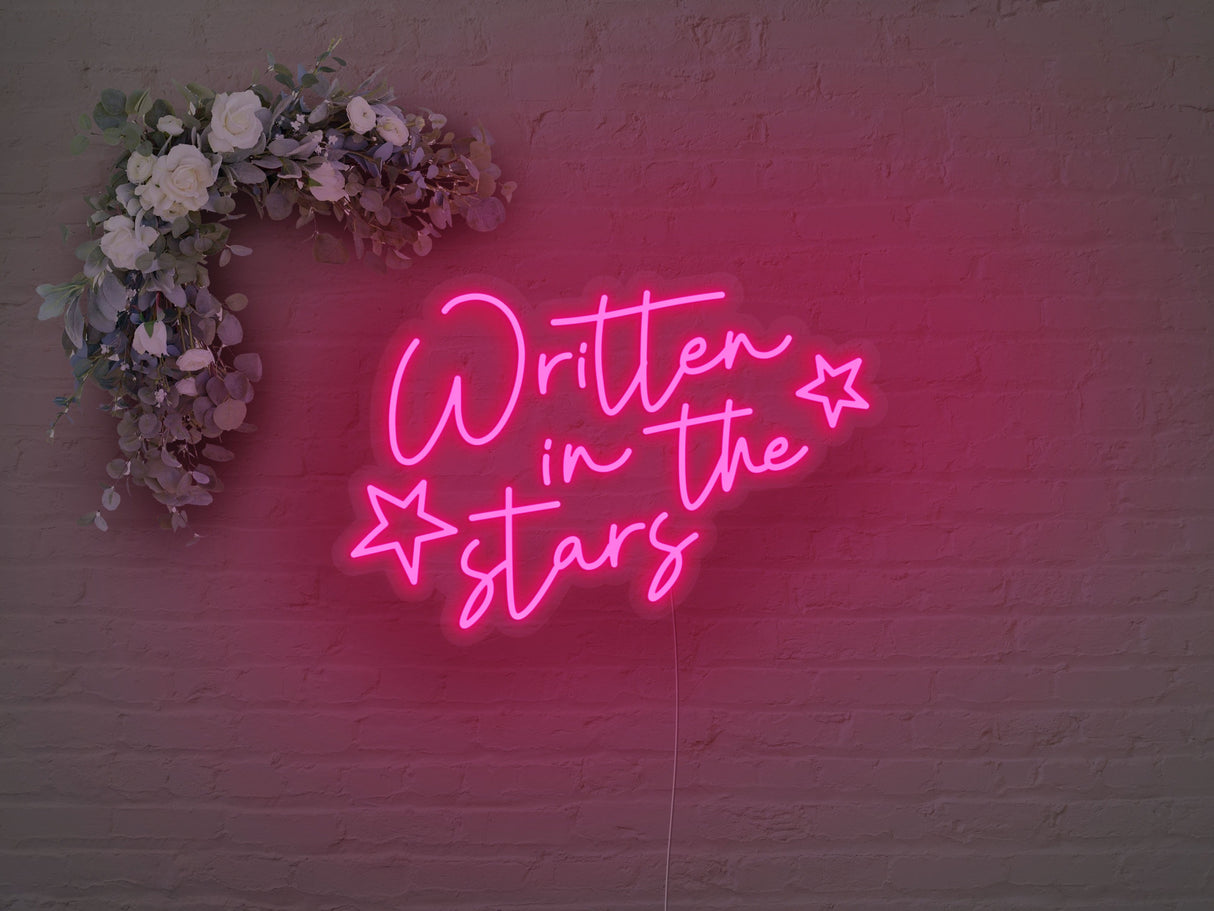 Written In The Stars LED Neon Sign