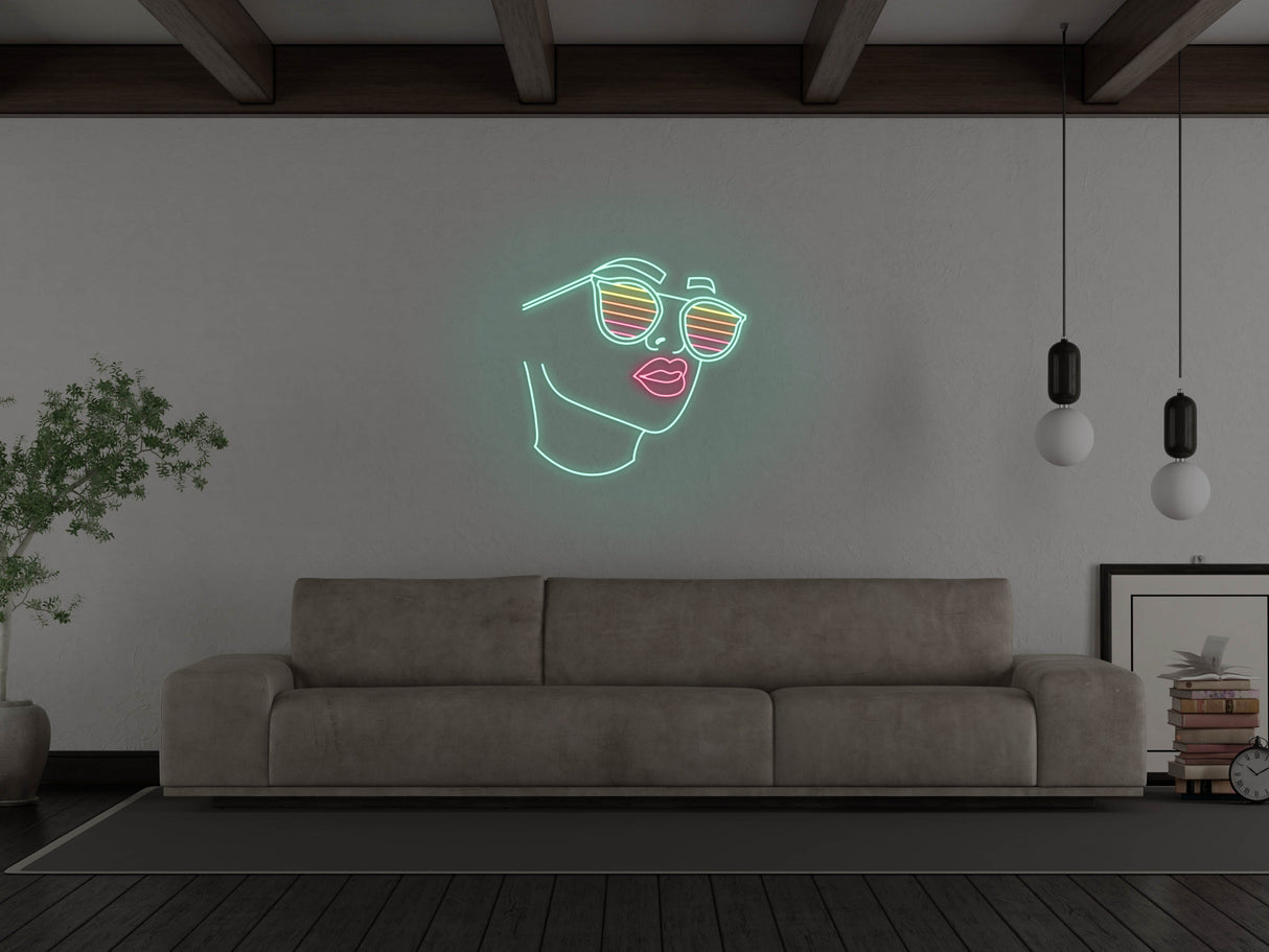 Future Too Bright LED Neon Sign
