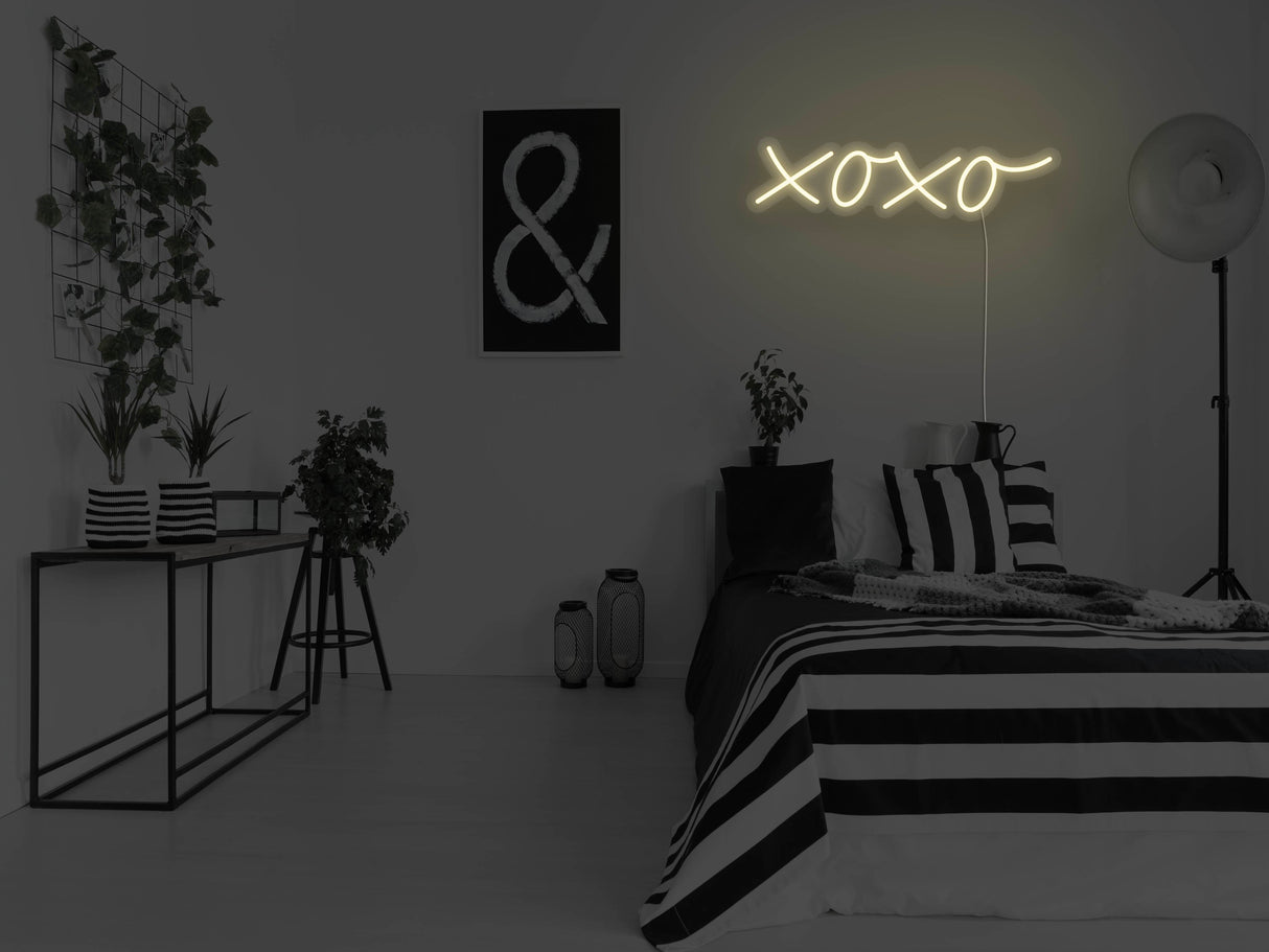 XOXO Liquid Neon Sign