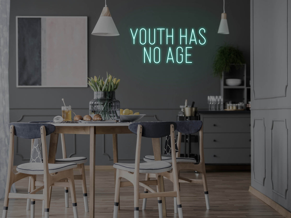 Youth Has No Age LED Neon Sign