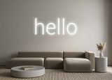 Custom Neon: hello