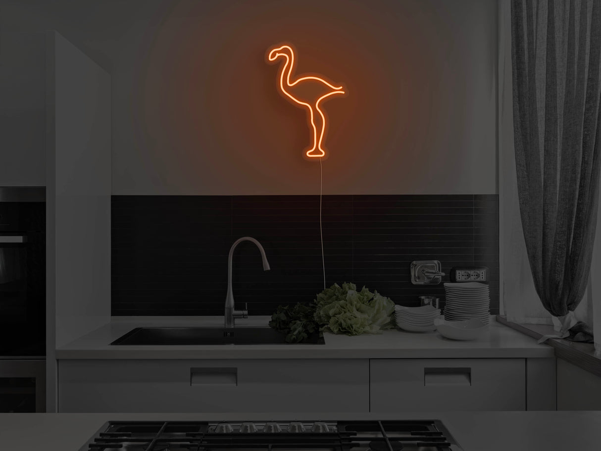 Flamingo Liquid Neon Sign