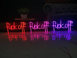 Fuck Off Liquid Neon Sign