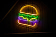 Hamburger LED Sign
